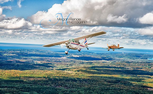 Aerial over Traverse City